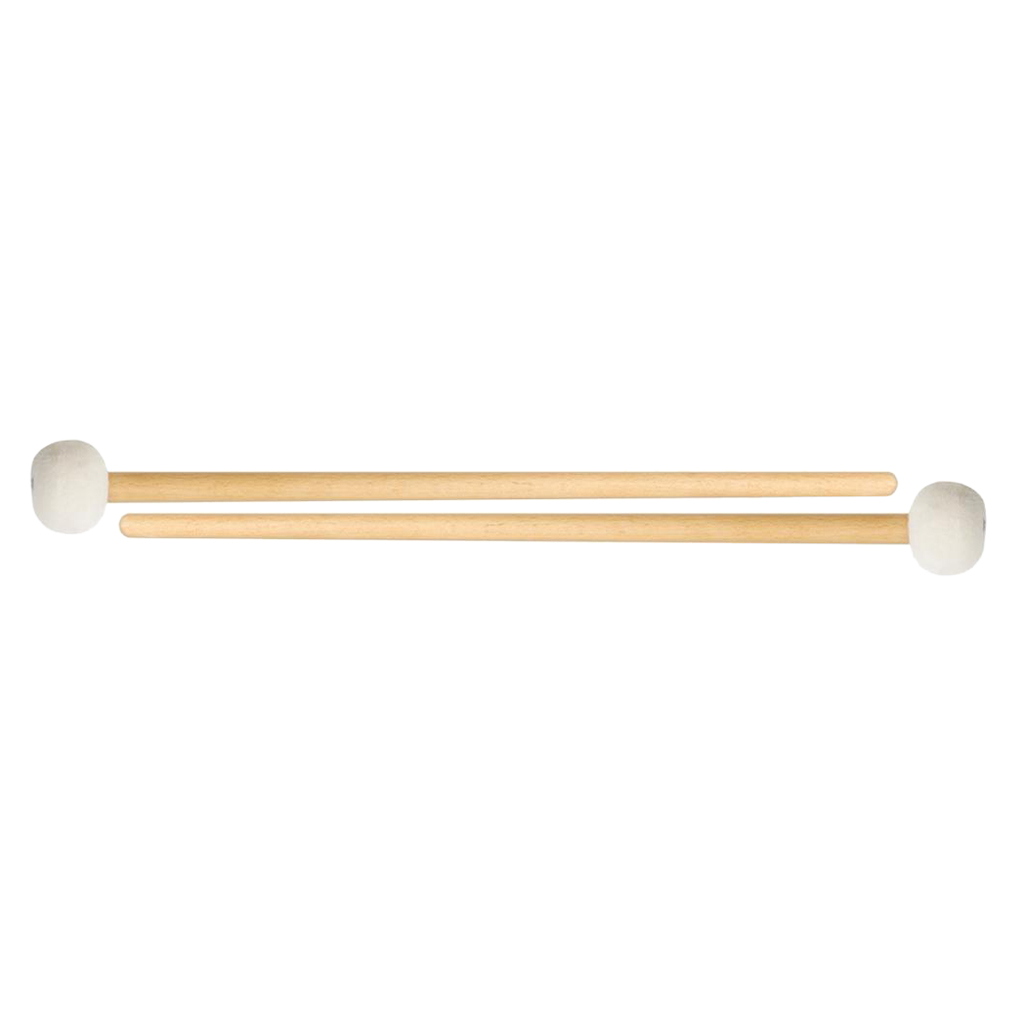 2 Pack Timpani Mallets Sticks Felt Head Drum Sticks Mallets With Wood Handle