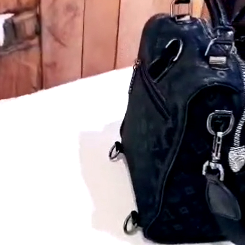 Microfibra de couro sintético mochila feminina carta