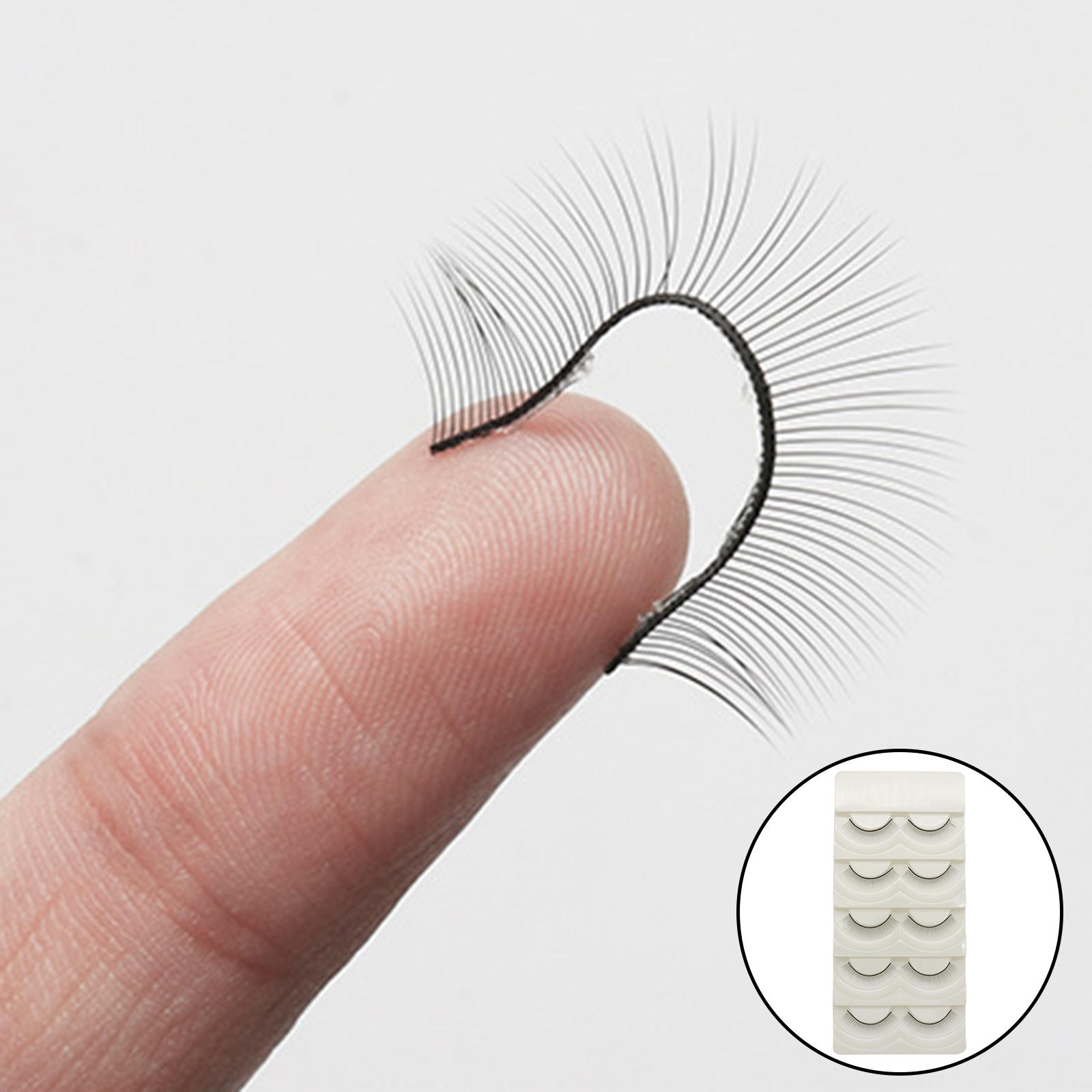 10 Pieces Fake Eyelashes Suit Comfortable Waterproof for Eyelash Extension Wedding DIY Soft Magnetic False Eyelash Kits