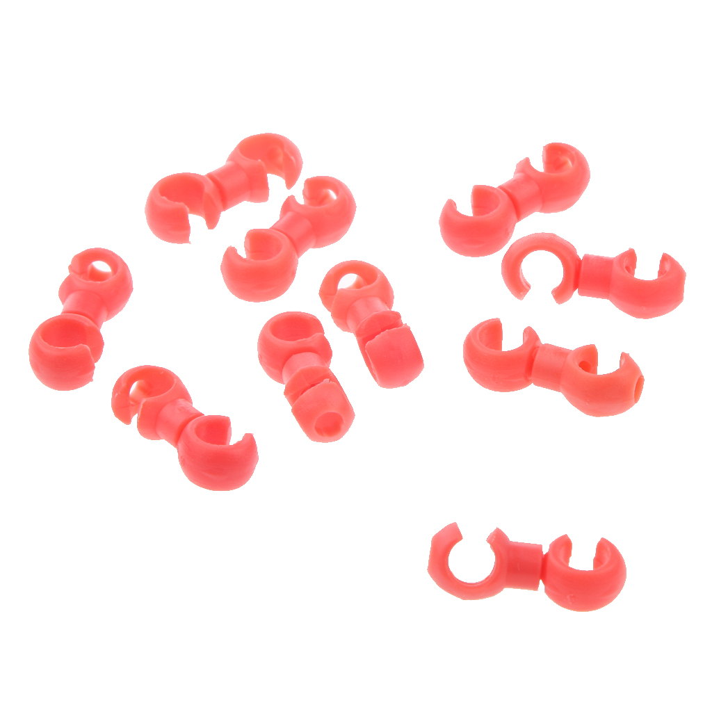 10Pcs Plastic Bike Brake Cable Clips Bicycle S Shape Derailleur Brake Cable Housing Clear up Clip