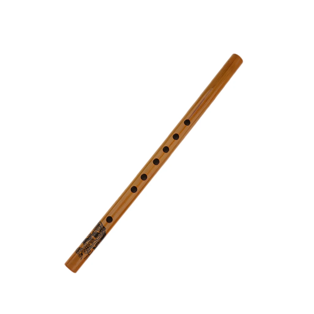 Professional Traditional Bamboo Flute Xiao Dizi Handicraft Gift for Friends Students Family 33cm