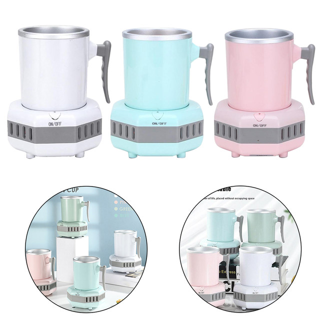 Quick Cooling Cup Portable Mini Electric Summer Drink Cooler Ice Quick Cooling  Cup for Home Office 