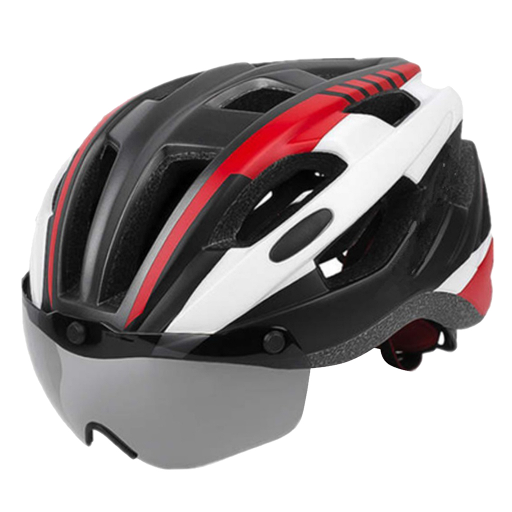 Anti-Impact Bike Helmet Breathable Mountain Road Bicycle Helmet with Magnetic