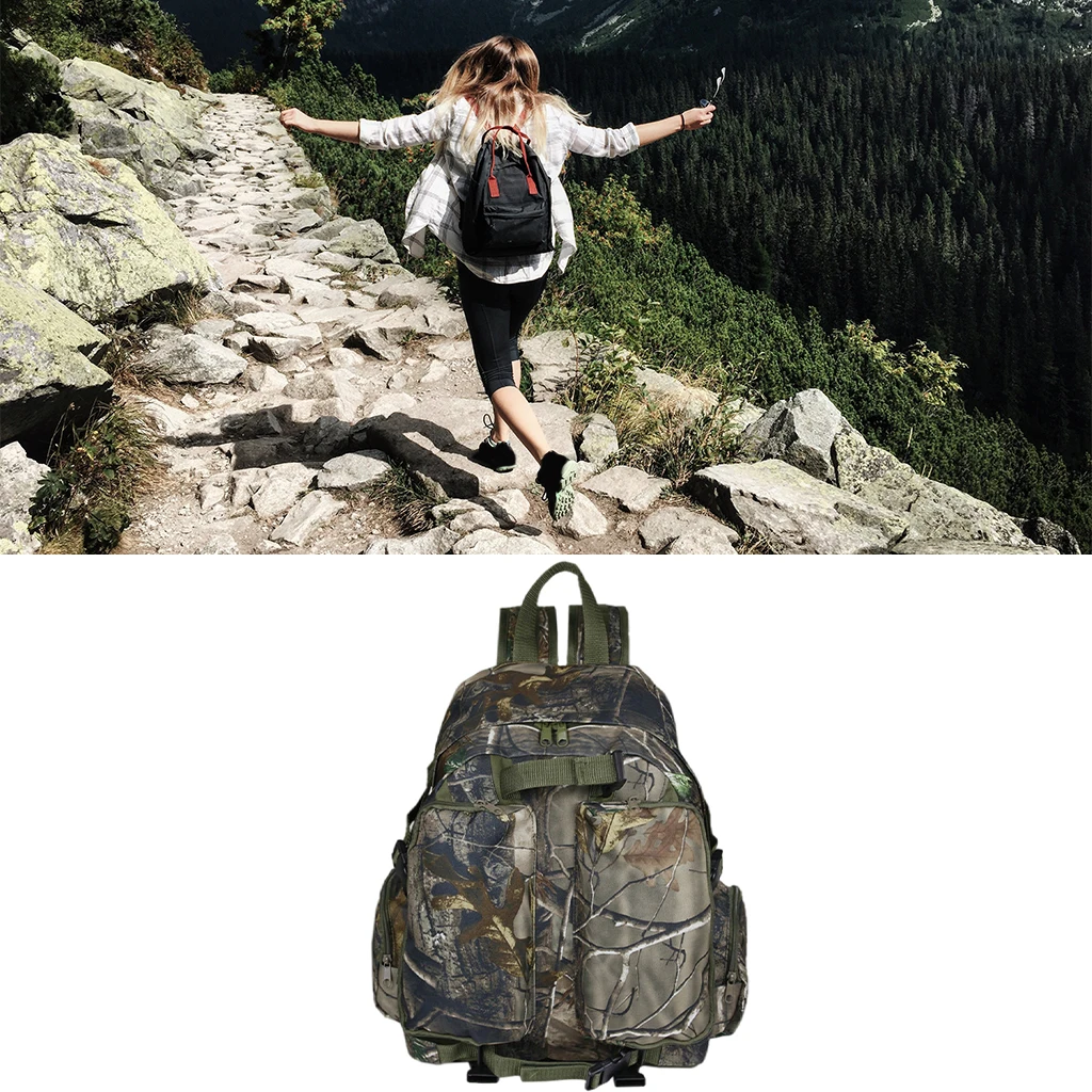 Camouflage Daypack Tactical Laptop Computer Bookbag for Mountaineering Outdoor Teen