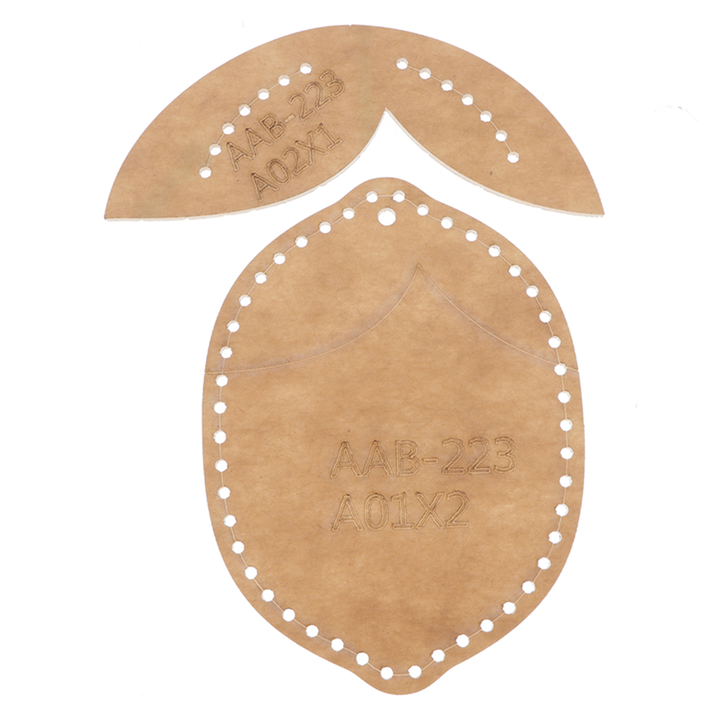 2pcs Acrylic Template Stencils Template Set Lemon Keychain Pendant