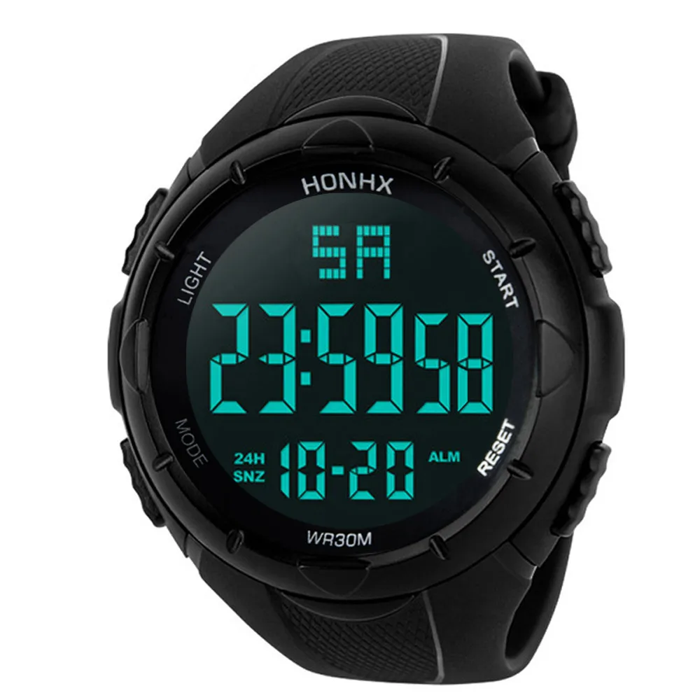Montre Homme Mens Digital Watch Sport Led Waterproof Wrist Watch Sports Watch Luxury Men Analog Digital Military Watch For Men