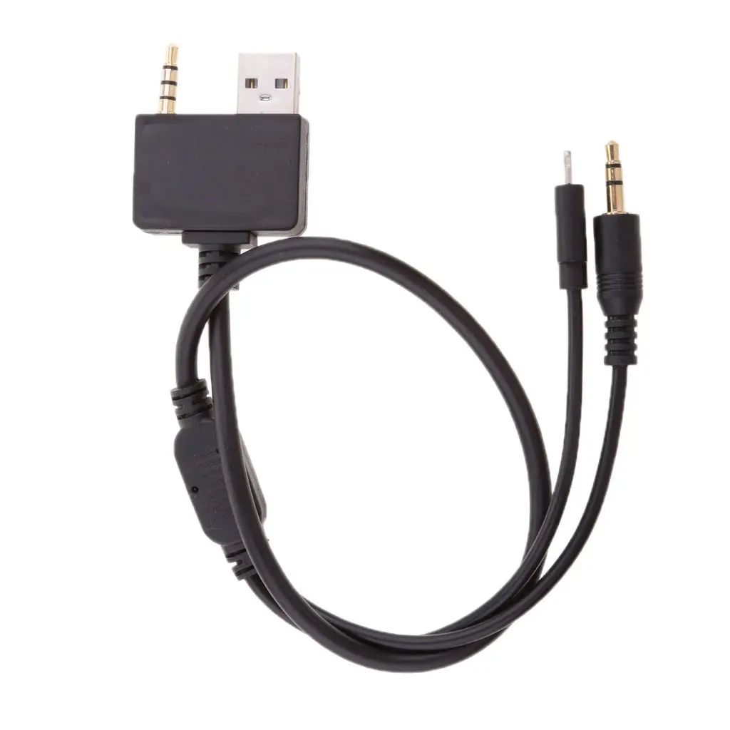 Car 3.5mm Male AUX Audio Interface Adapter Cable for iPhone iPod for Kia High Quality