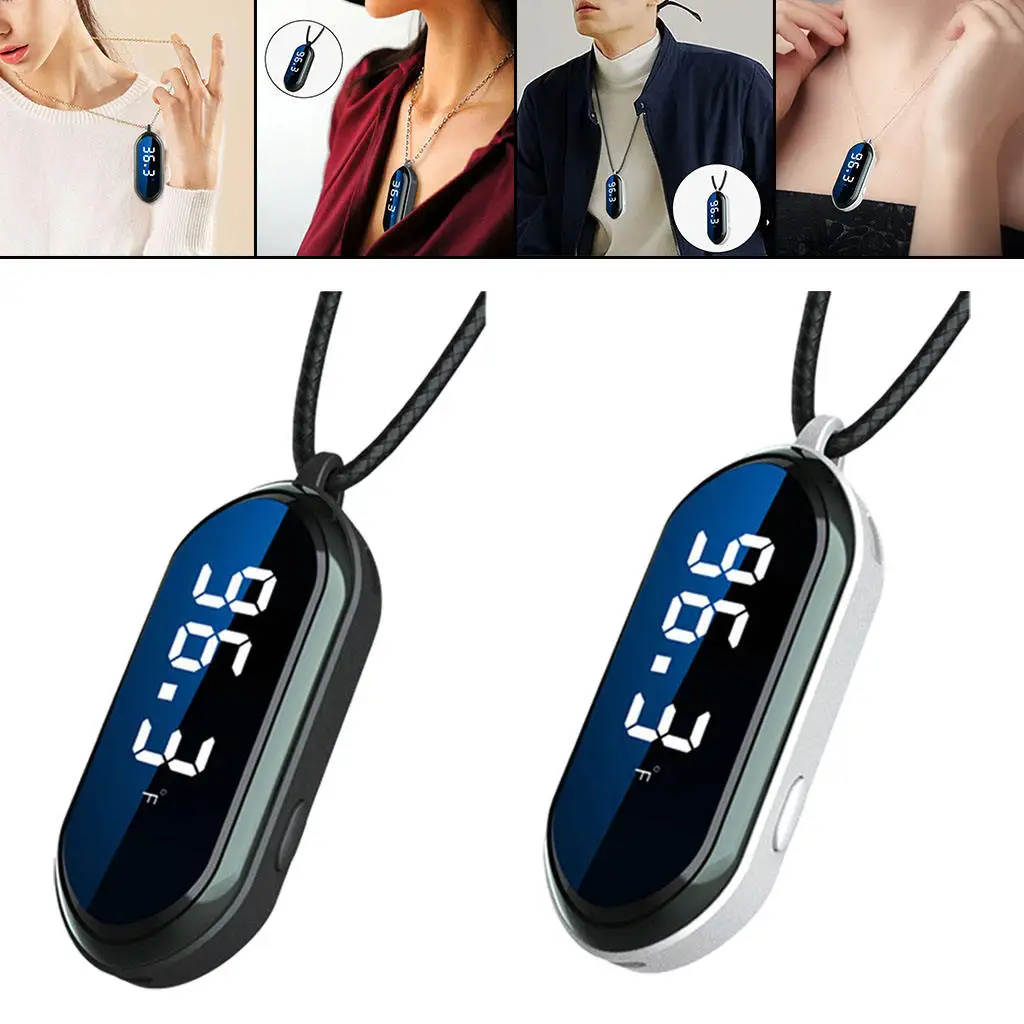 Wearable Air Purifier Personal Necklace Air Freshener, Ionizer Smoke Bacteria Remover USB Air Cleaner Negative Ion Generator