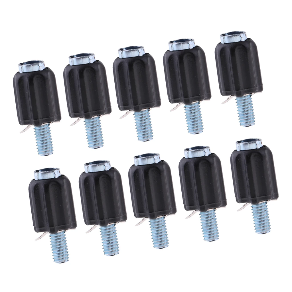 10 Count M5 Bike Cable Adjuster Screw for Thumb Shifter Disc Brake Cables Adjustment