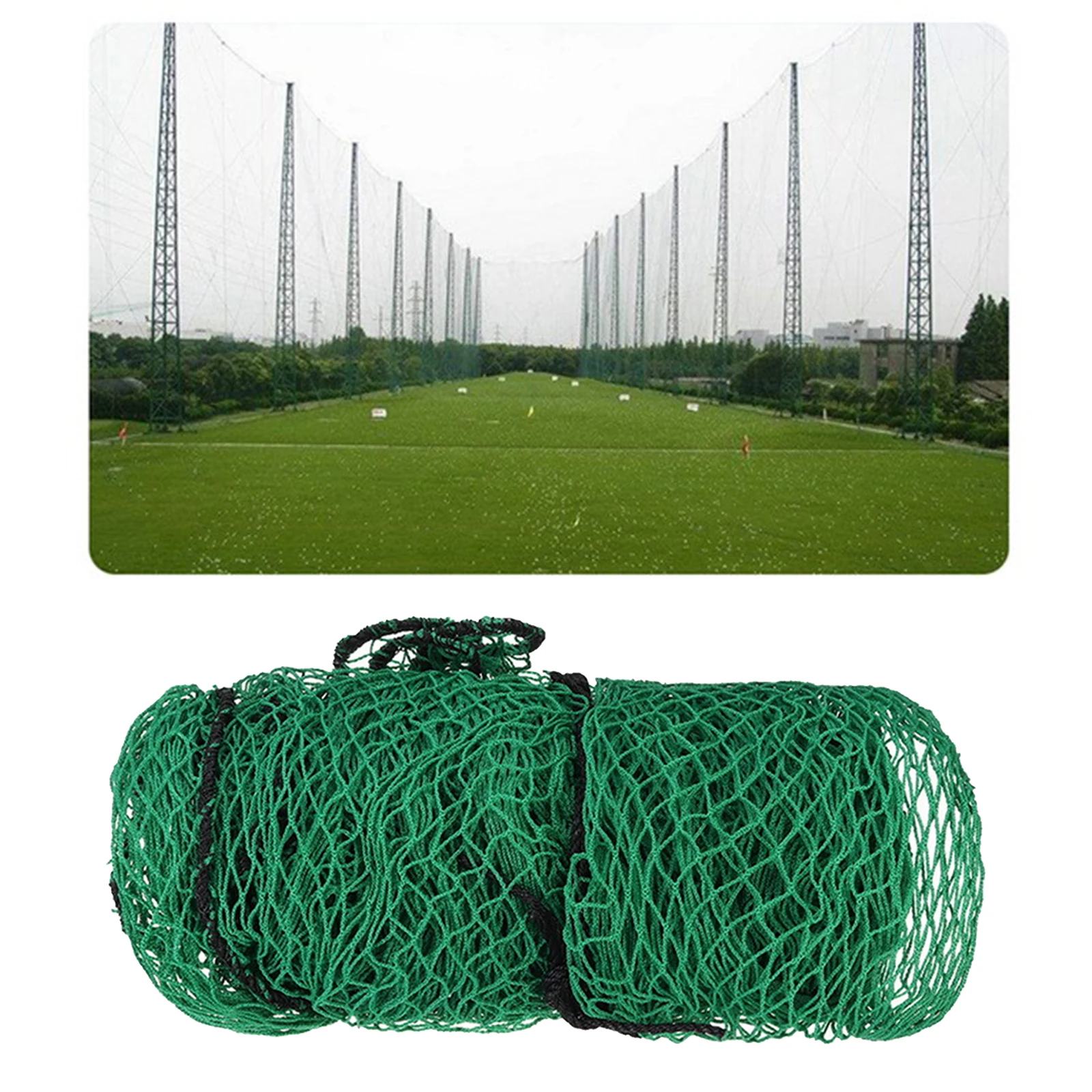 300cm Golf Practice Net Heavy Duty Impact Border Sports Barrier Training Aids Mesh Netting Indoor/Outdoor