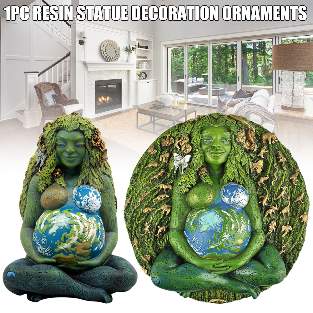 Deesse De La Terre 2 Lettres Magnifique Statue de déesse de la terre des mères millenium Gaia, en  résine, pour la décoration de la maison, jardin, cour, DNJ998 | AliExpress