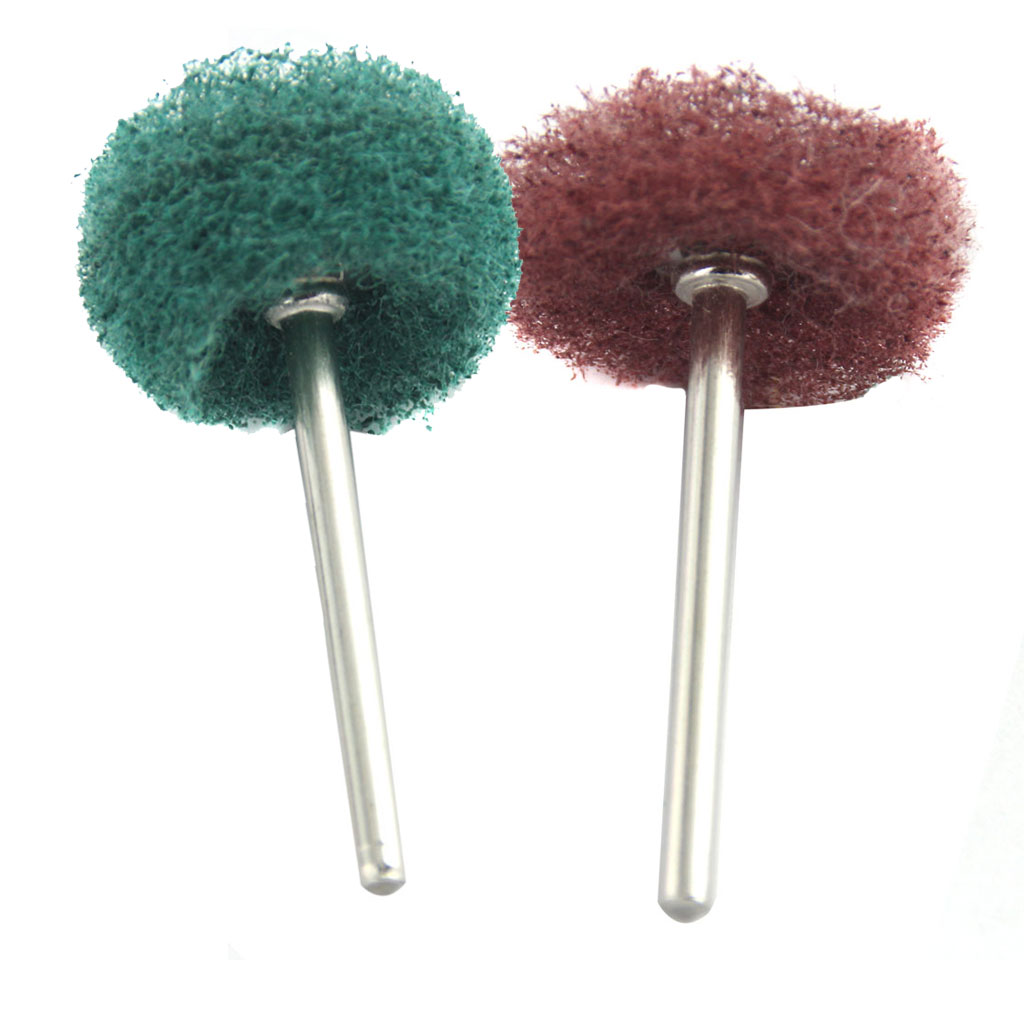 20pcs Polishing Wheel Buffing Pad Fiber Brushes Accessories for Rotary Kit