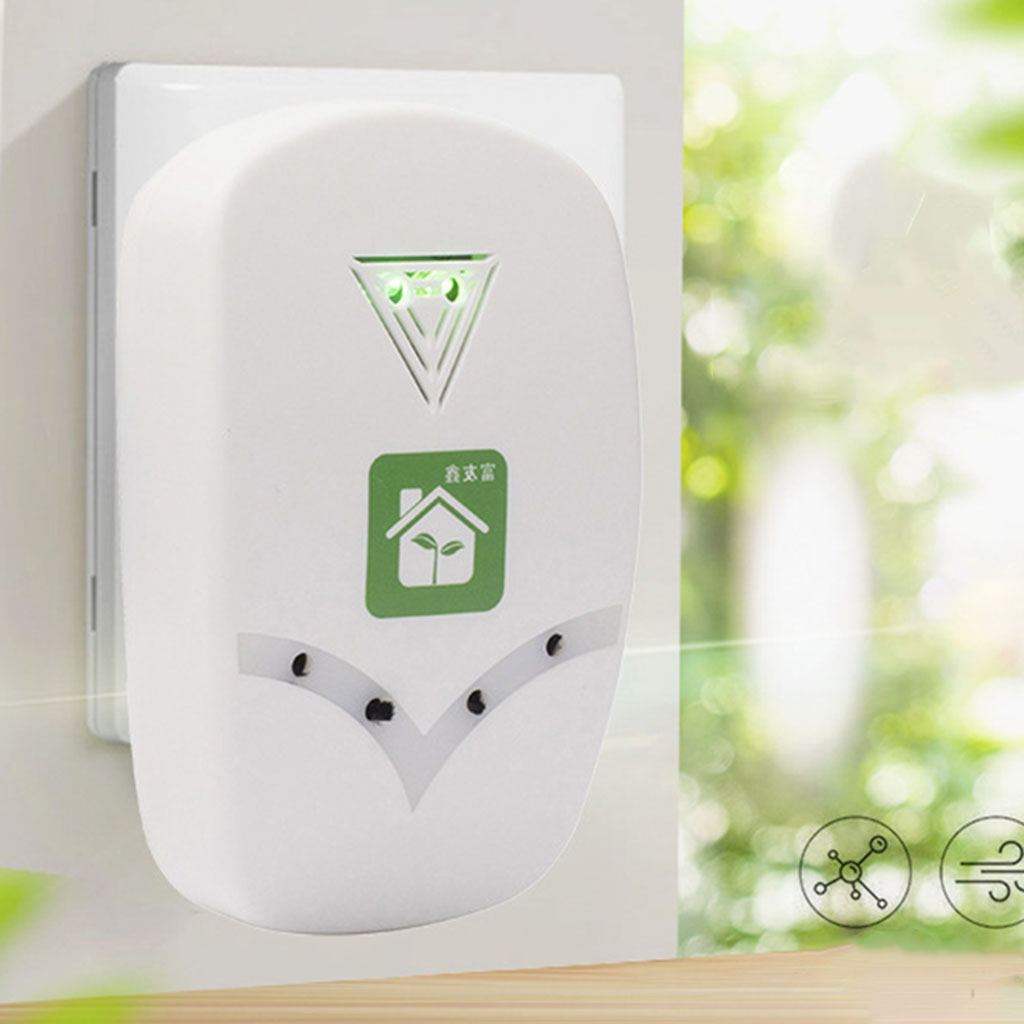 Air Purifier Home Office Ozonator Plug in Anion Ozone Generator Ionizer Filter Purification Home Toilet Deodorizer UK Adapter