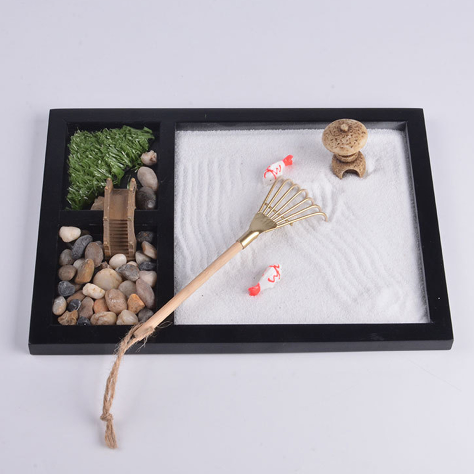 Desktop Zen Garden Meditation Micro Landscape Ornament Relax Yoga Decor