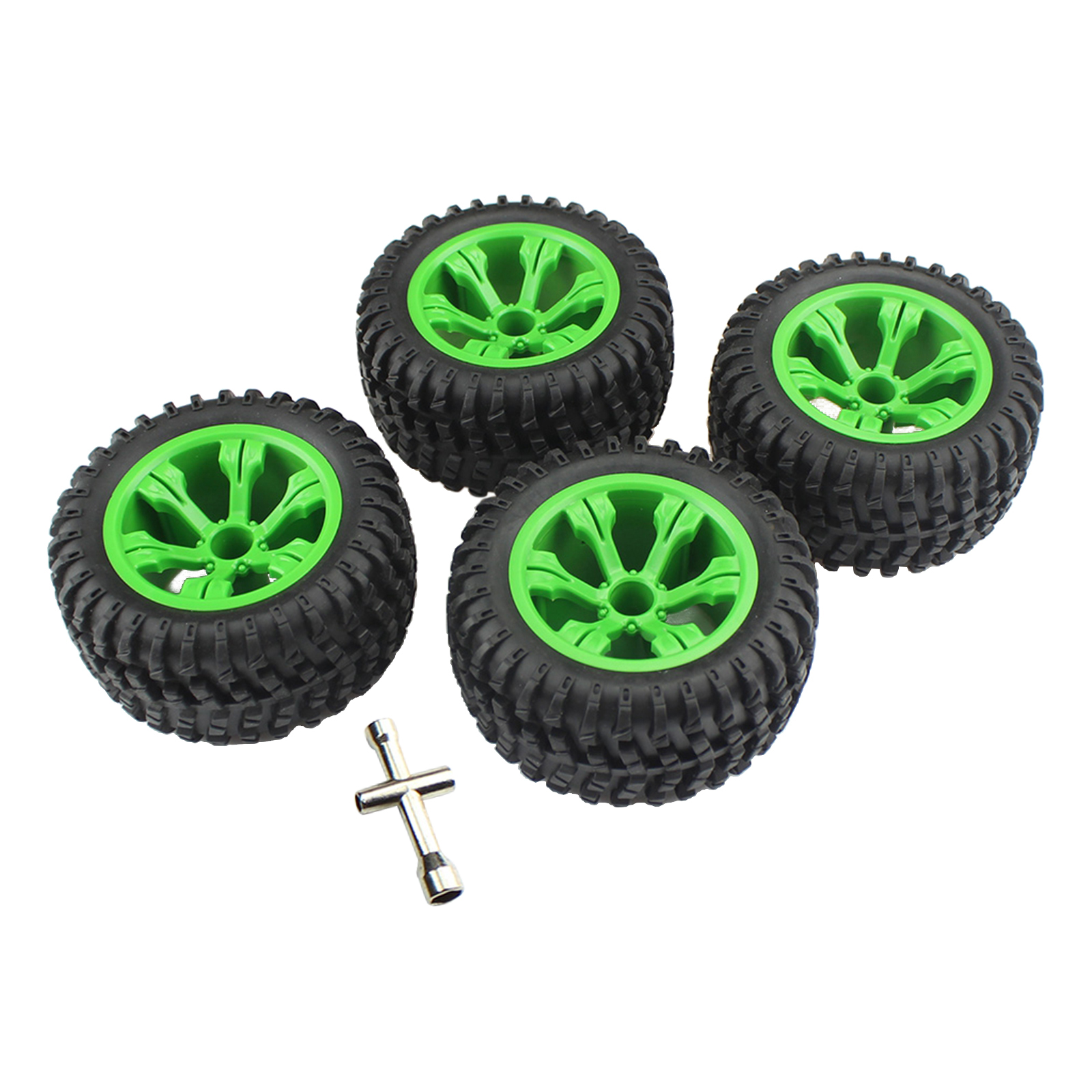 110mm Diameter Tire Replacement for Wltoys 12428 12428-B 12427 RC Cars in