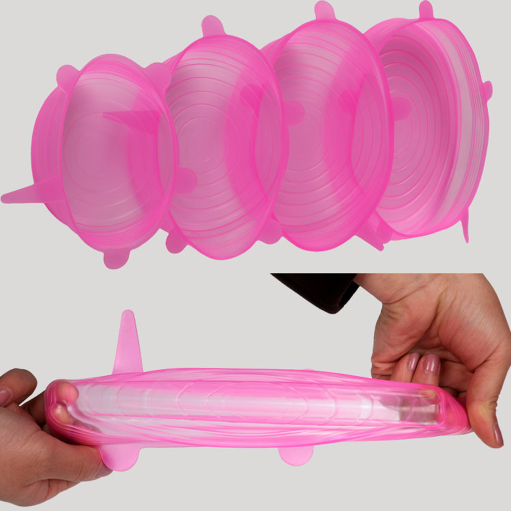 Silicone Stretch Lids Bowl Cup Food Cover Reusable Durable and Expandable to Fit Various Sizes and Shapes of Containers