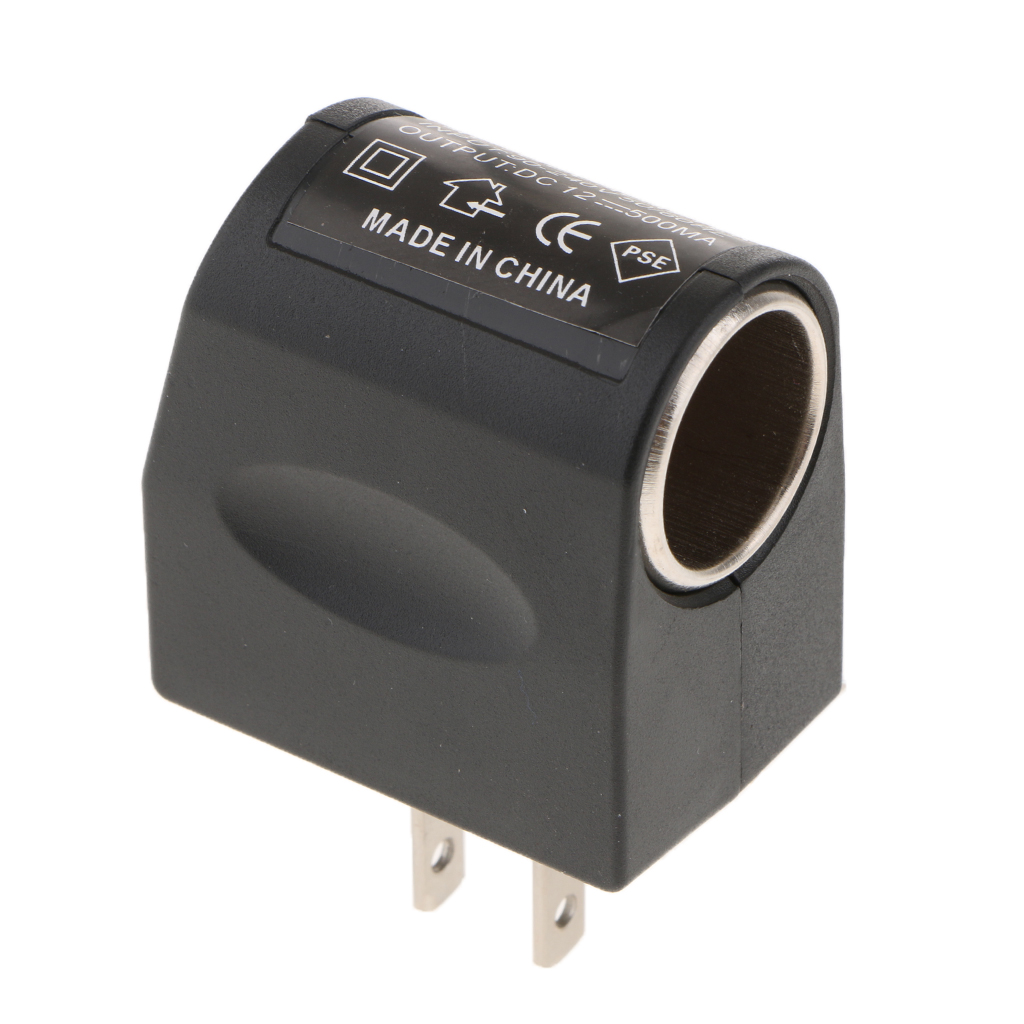110V-220VAC Wall Power To 12VDC Car Cigarette Lighter Adapter Converter Plug