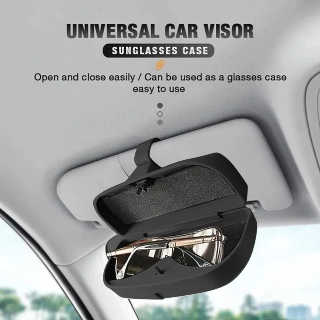 Universal Car Visor Glasses Case
