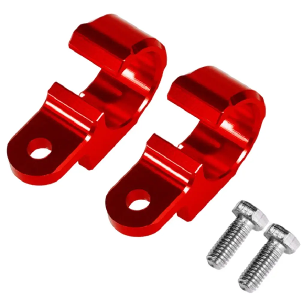2 Pieces Motorbike Motorcycle Modified Brake Line Cable Clamp Holder Spare Parts