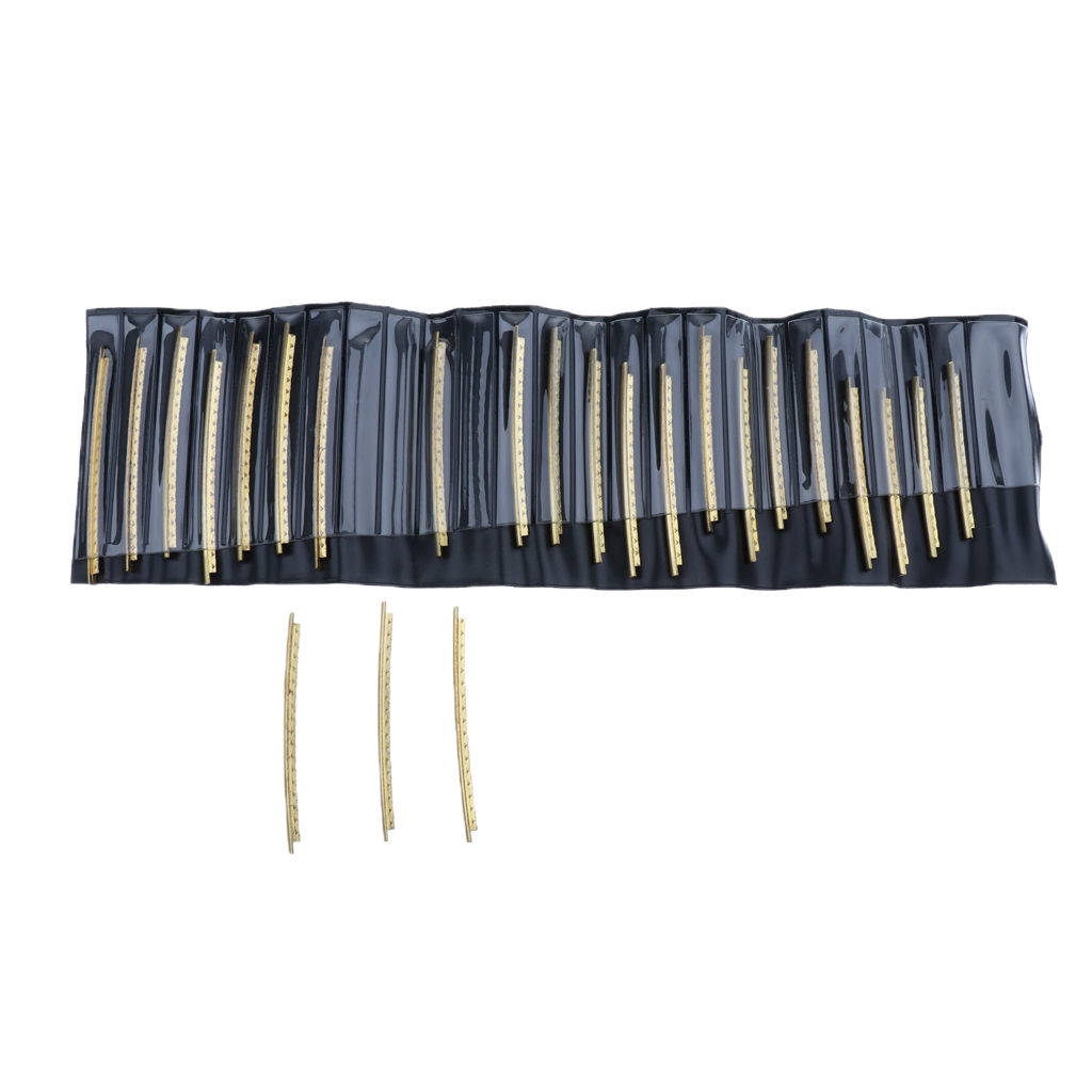 Pack of 24 Fretwires Fretboard Fingerboard Wires Luthier Tool for Electric Guitar Replacement Parts