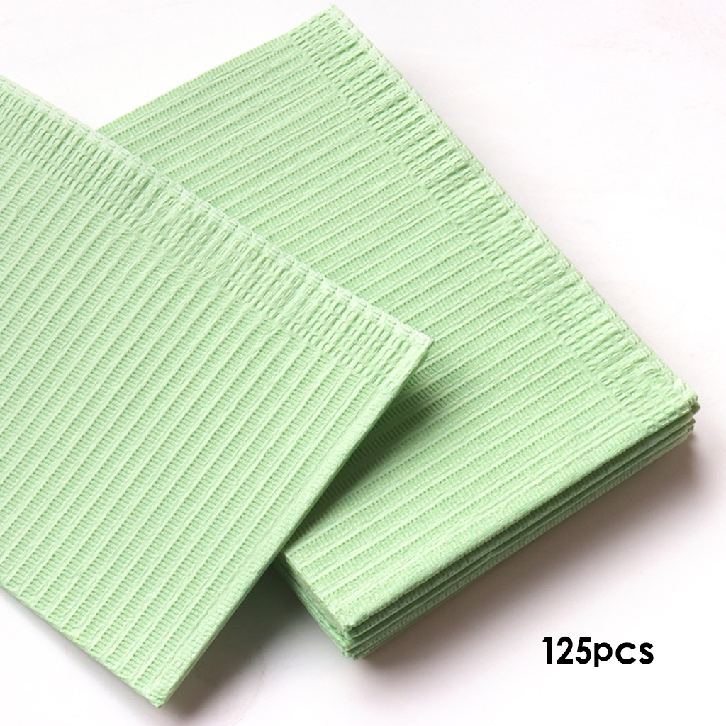  125x Tattoo Table Covers Clean Pad Patient Bibs Den tal Napkins Tattoo Tray Covers Tattoo Supplies for Salon 