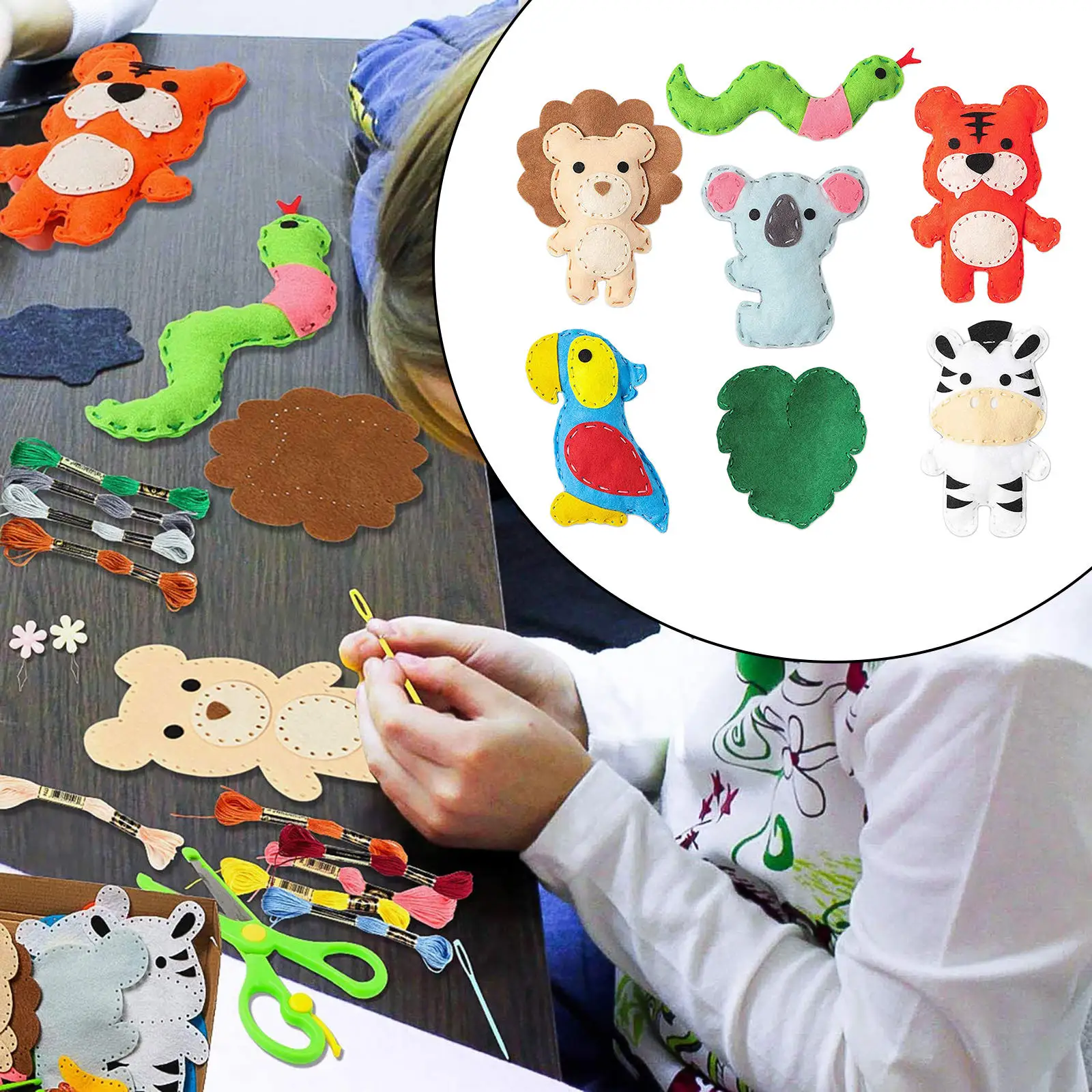 Animals Craft Kit Creative Toys 7 Years Old Forest Creatures Educational