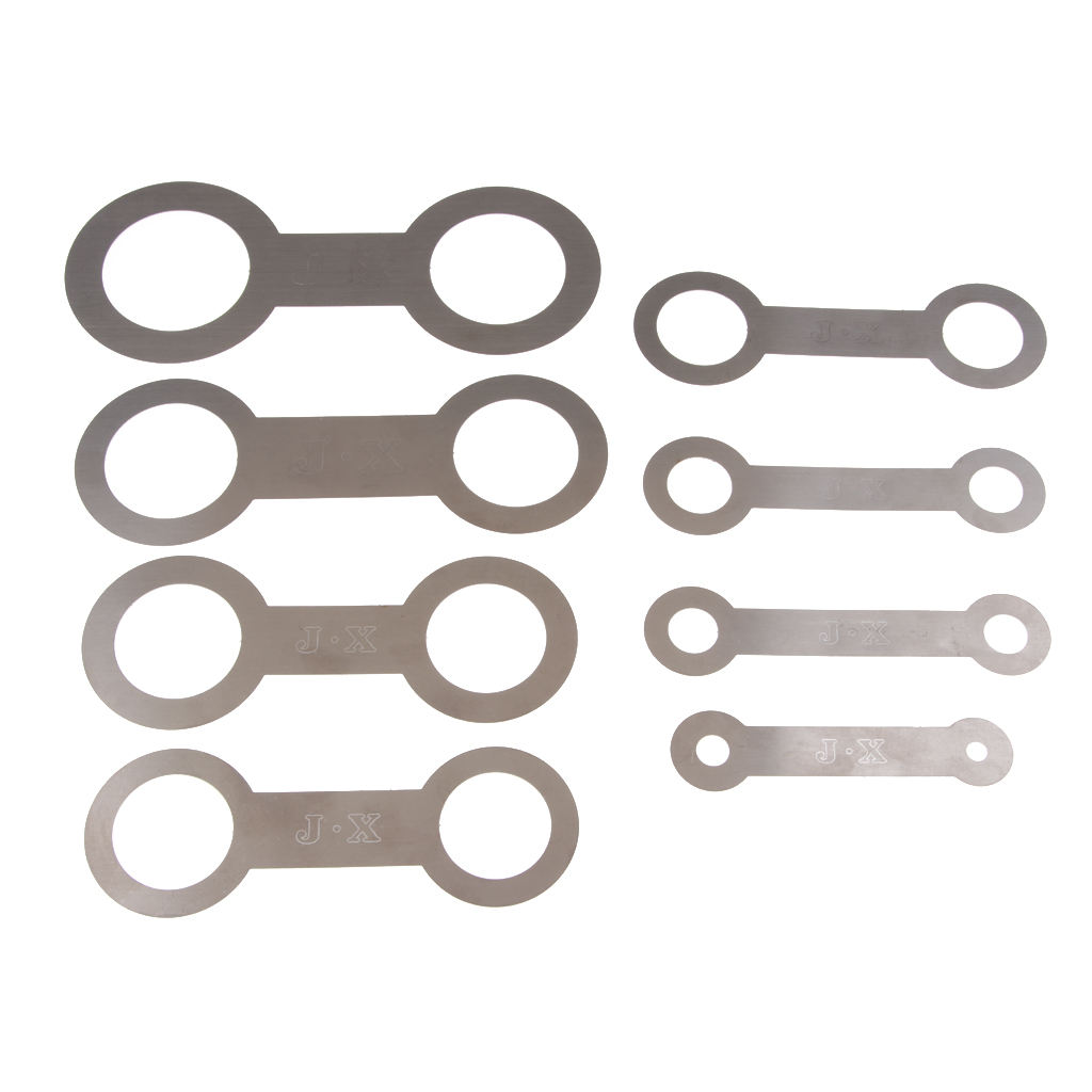 Set of 8 Classic Pad Iron Sax Repair Tools for Saxophone Flute