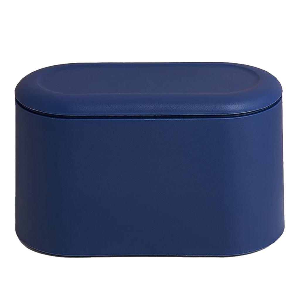 Desktop Trash Can Small Mini Garbage Plastic Dustbin with Lid Cover for Home Office Desk Car Trash Bin