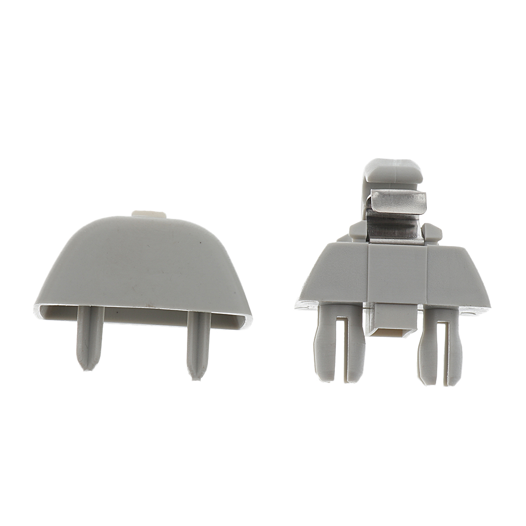2pcs Inner Sun Visor Hook Clips for Audi A6 C6 05-13 for VW Passat Polo for SKODA Stable Characteristics Sun Visor Clip Hanger