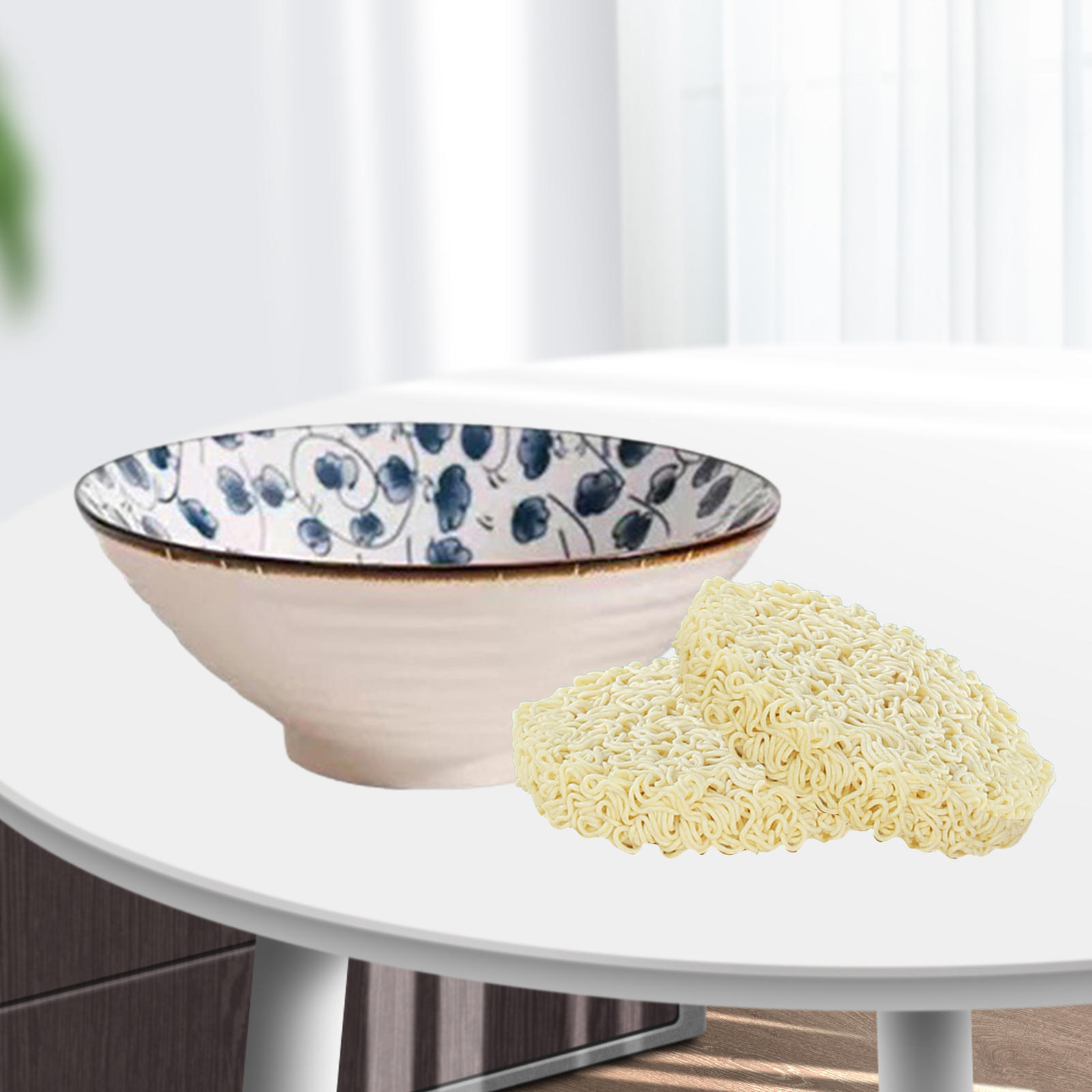 Ceramic Ramen Bowl, Japanese Udon Noodle Bowl Large Bowl for Soup, Soba, Pho, Reactive Glaze