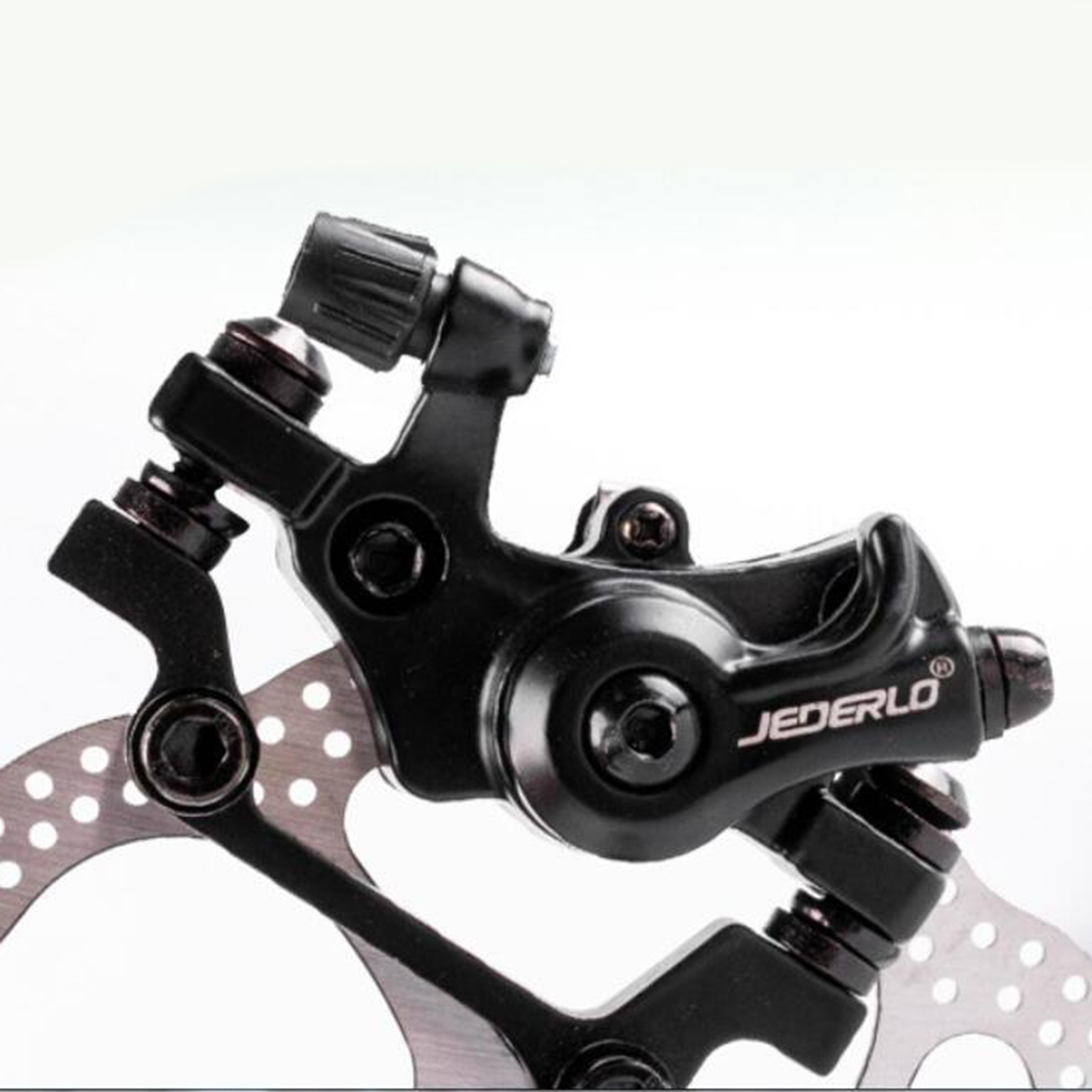 Bike Mechanical Disc Brake Calipers Universal Solid Aluminium Alloy Bicycle Front Rear Brake Caliper Component Accessories