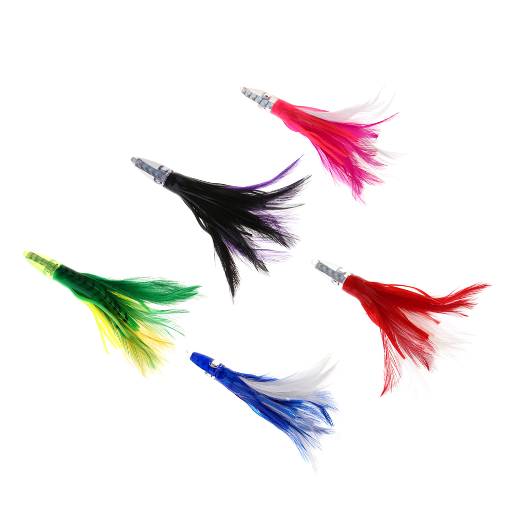 Squid Skirt Octopus Saltwater Fishing Soft Lure Baits for Tuna Marlin Wahoo