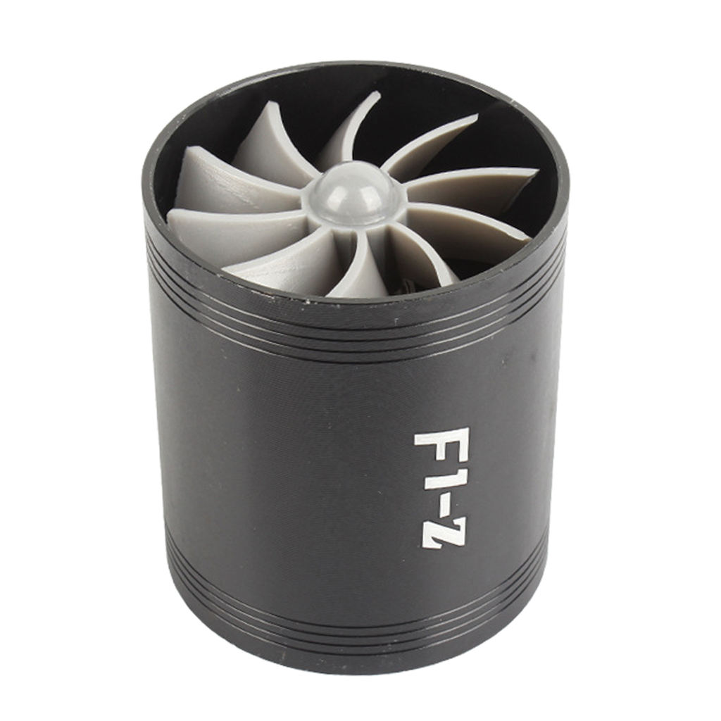 Turbocharger Twin Fan Gas Fuel Saver Turbo 2.5-2.9inch Easy installation