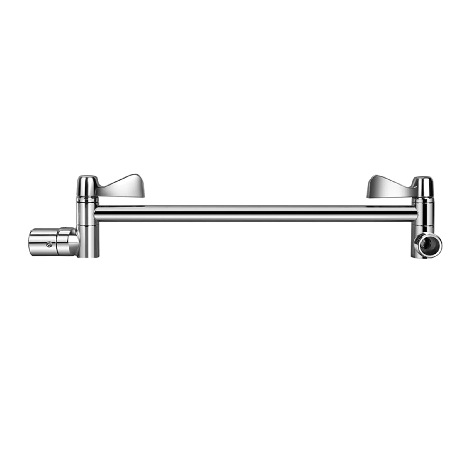 Adjustable Shower Arm Extension Stainless Steel Shower Head Extension Arm with High Polished Chrome Finish