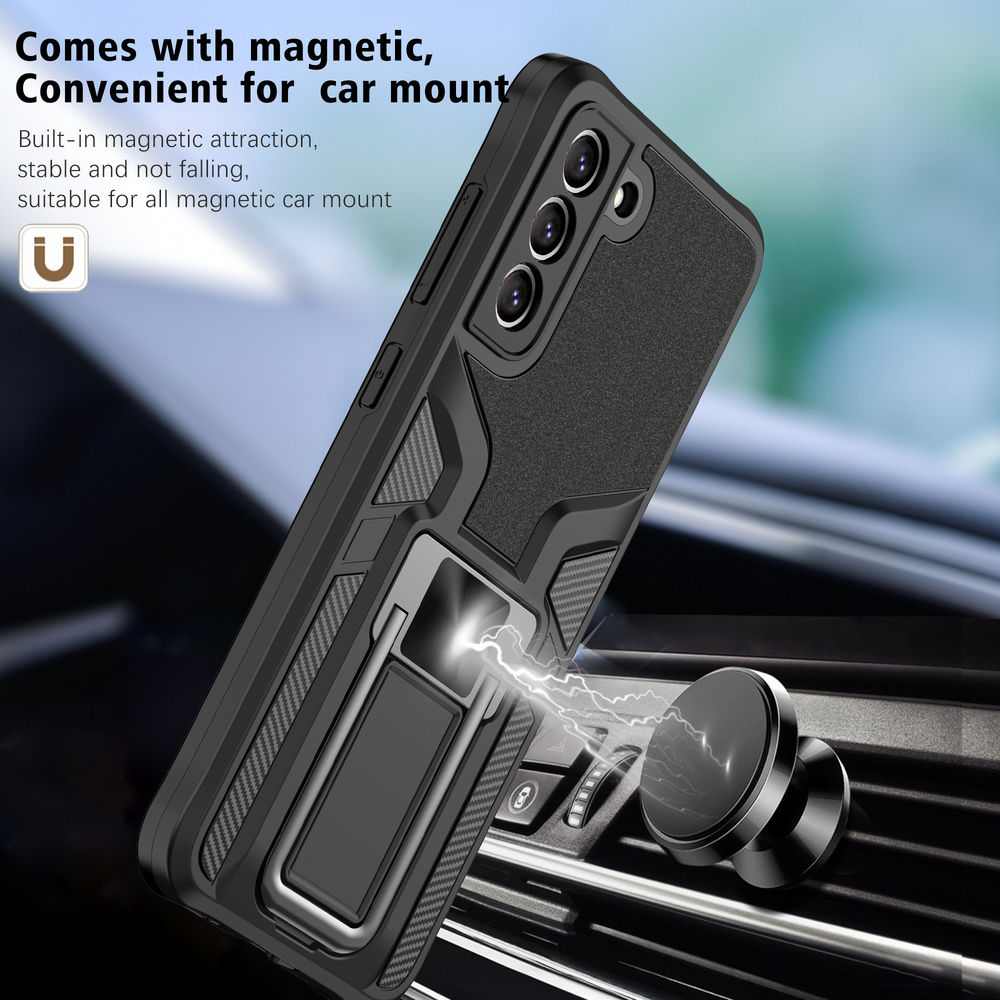 Ring Armor Case for Samsung S21 S20  FE Plus Ultra A32 A52 A72  Heavy Duty Protective Rugged Shock Magnetic Car With Stand Cover