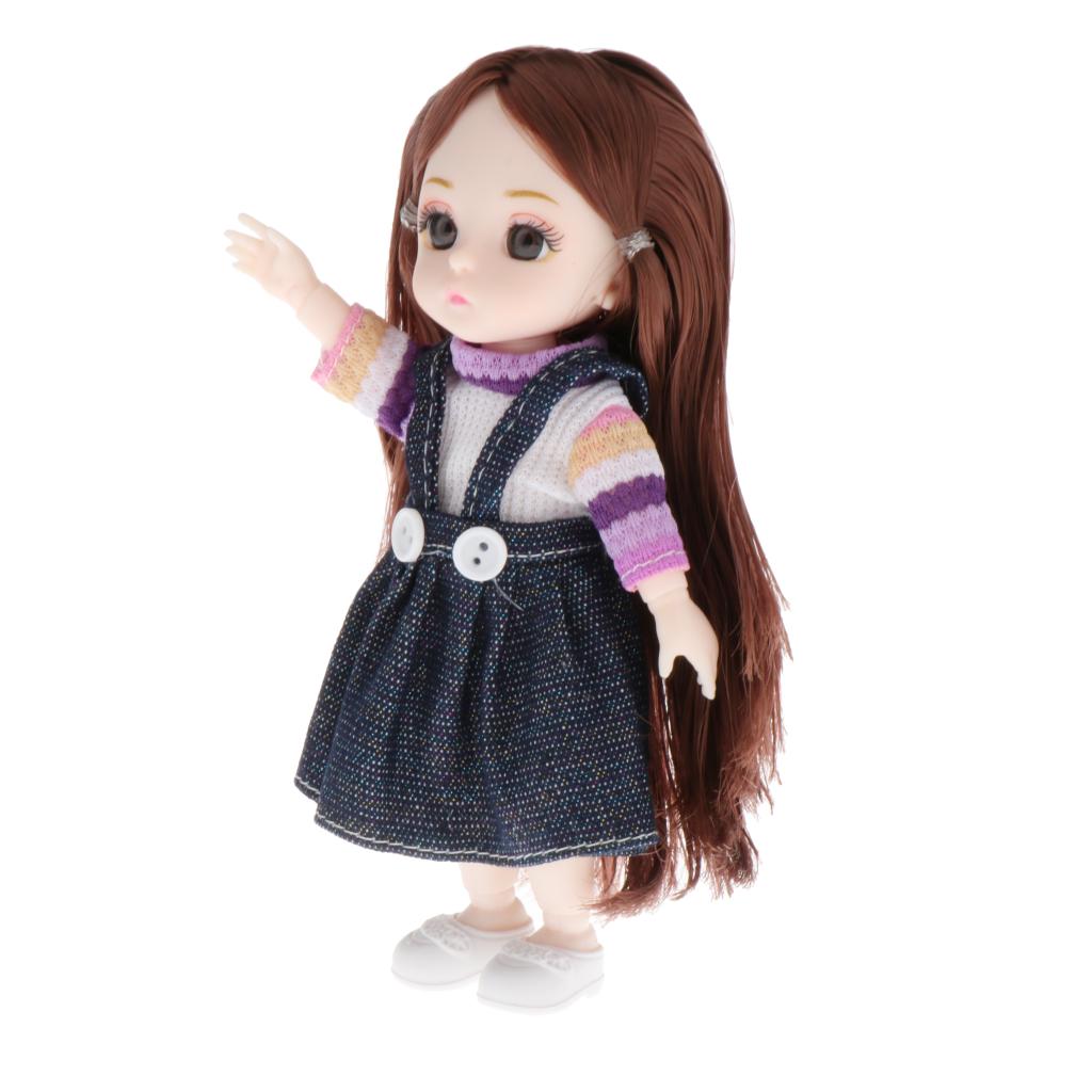 1/12Scale Ball Jointed ob11 Doll Articulated Collector Doll Fully Poseable