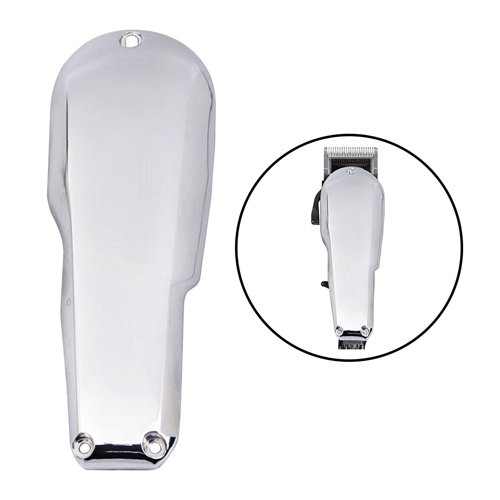 Detachable DIY Front Housing Transparent Cover Case for Wahl 8147-035 808 Cordless Electric Clipper