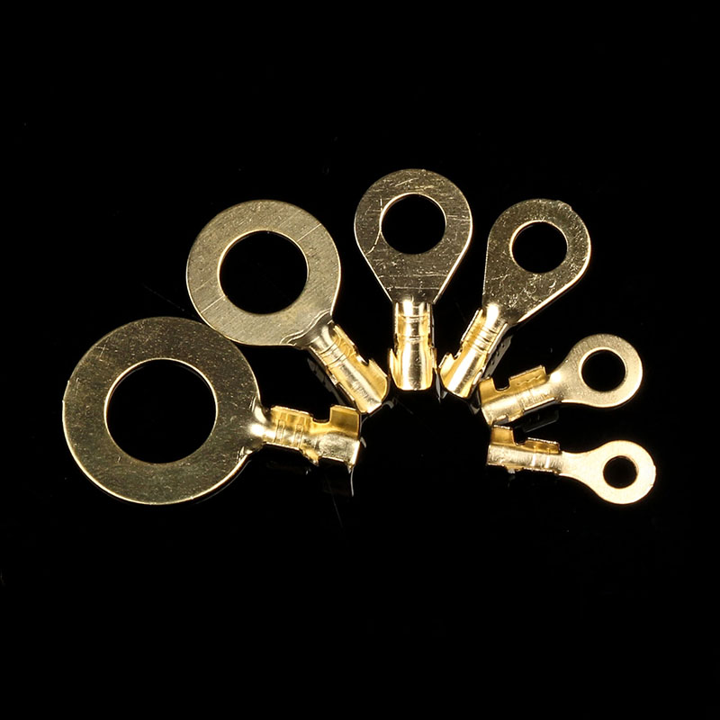 540 stücke M3-M10 Ring Lugs Ring Augen Kupfer Crimp Terminals Kabelschuh Draht Stecker Nicht-isolierte Crimpen Zange hand Tool Kit – Detail 6