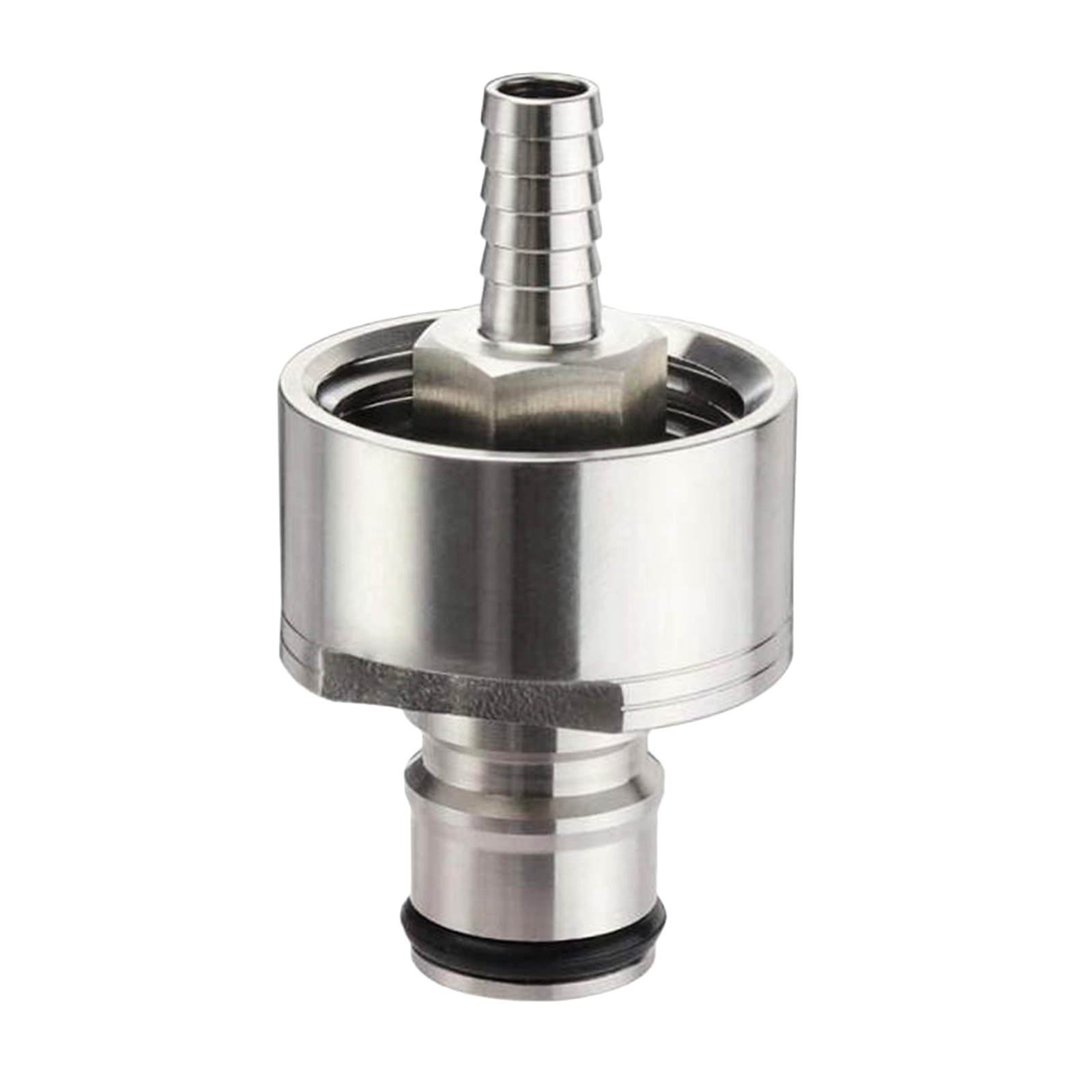 Stainless Steel Carbonation  5/16 Inch Barb CO2 Coupling Fit Soft Drink Soda Beer Homebrew PET Bottles