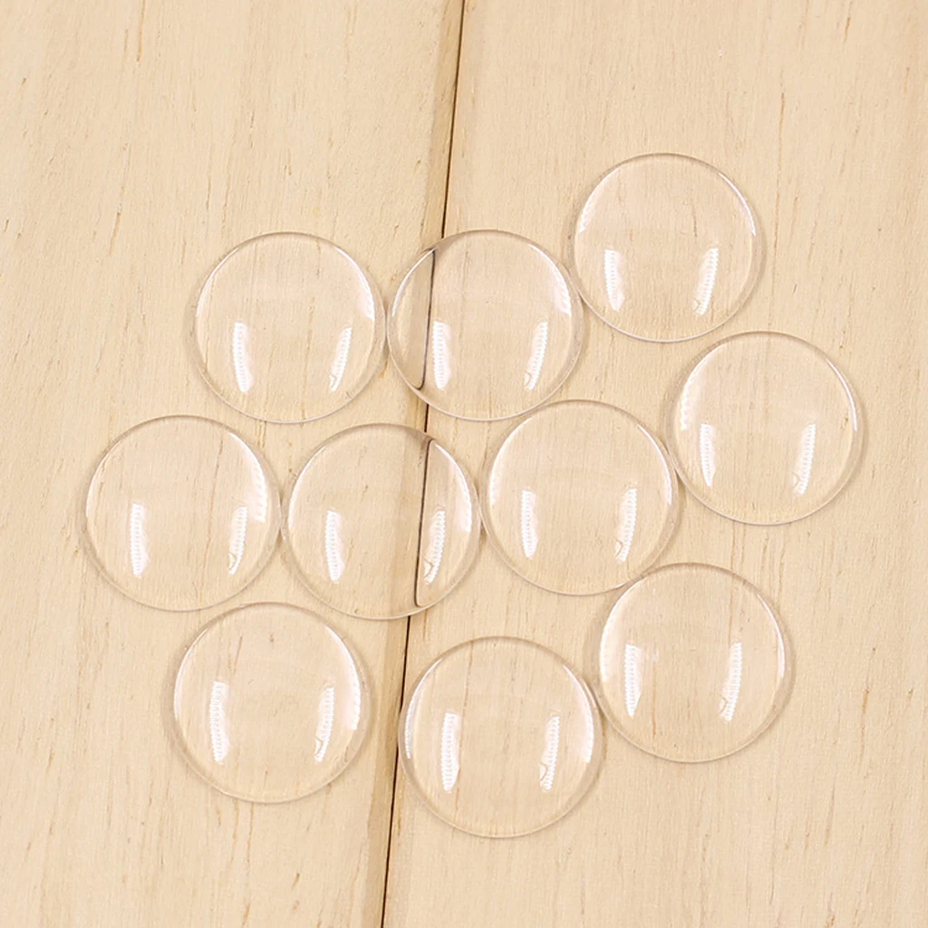 5 Pairs of Replacement 14mm Clear Plastic Flat Safety Eyes Perfect for 12 ''