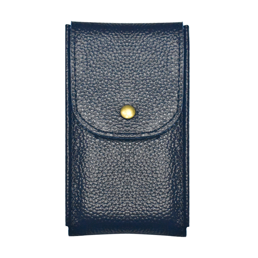 PU Leather Watch Pouch Pocket Watch Storage Case with Snap Button