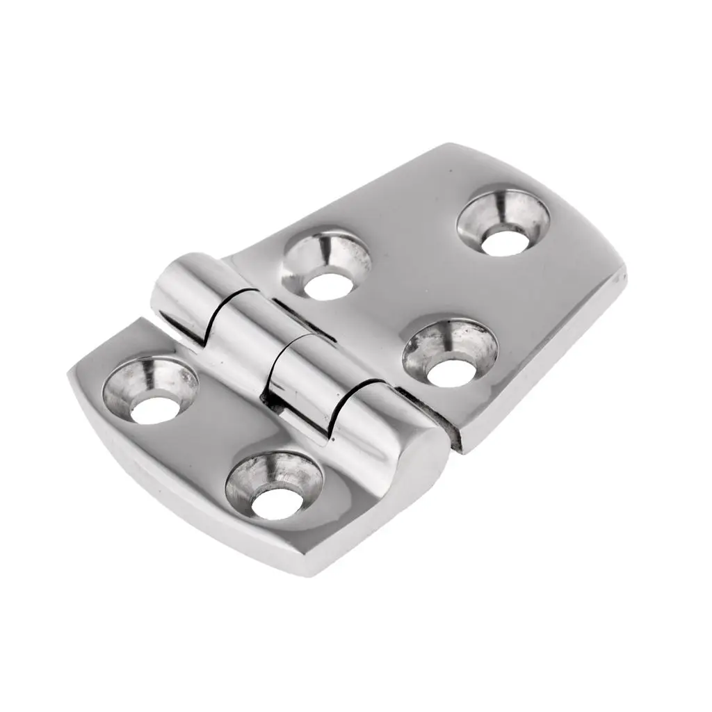 Heavy Duty Boat Door Hatch Locker Strap Hinge Short Side - Heavy Duty Marine Stainless Steel 2.24 x 1.5``