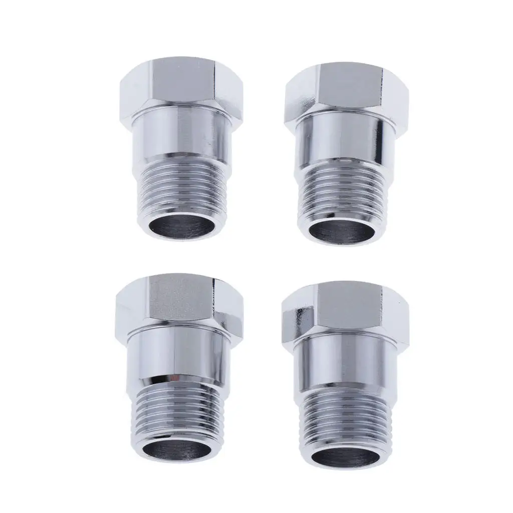 4x O2 Qxygen Sensor Test Pipe Extension Extender Adapter Spacer M18x1.5 Bung