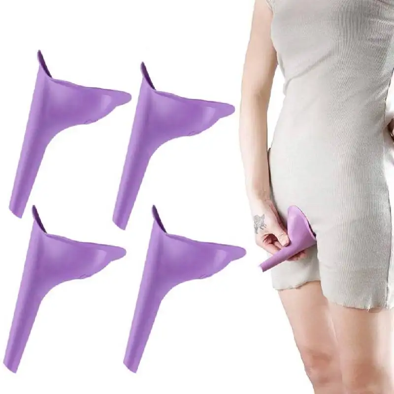 Women Girls Portable Urination Device Urinal Camping Clean Urine Funnel Toilet 