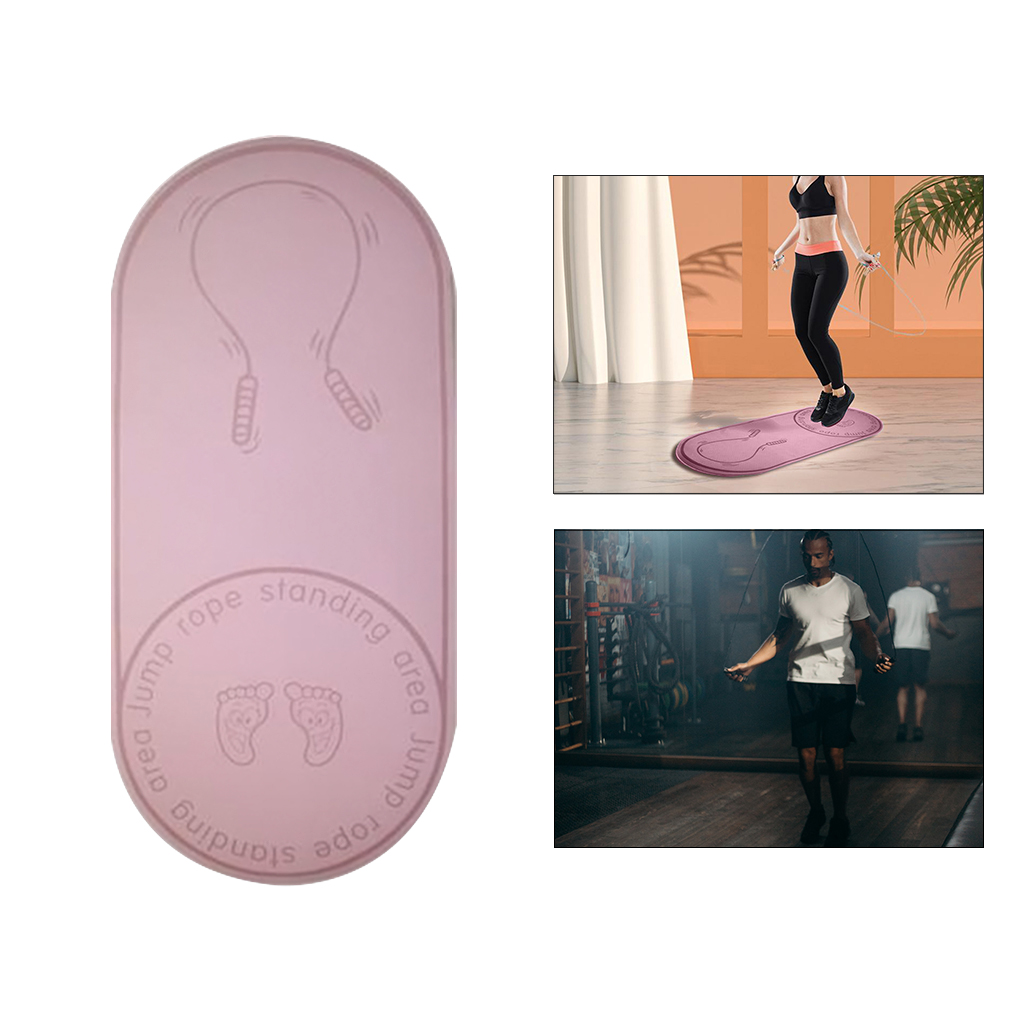 TPE Yoga Pilates Gymnastics Mat Anti-skid Shock Absorption Sports Non-Exercise Rope Skipping Mat High Density Indoor Cushion