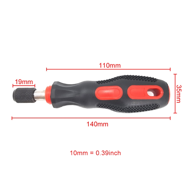 Tournevis Flexible à Angle Droit SabreCut - 14 Pièces, 305mm, Couple 43Nm - Pour Espaces Confinés, Embouts Inclus - 6