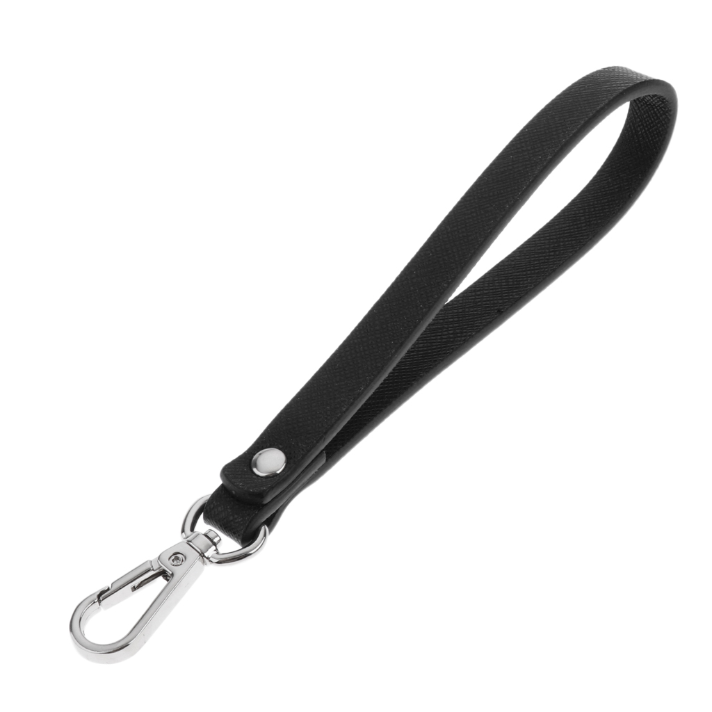 Wristlet Strap Replacement Wrist Strap Genuine Leather Hand Strap Keychain for Wallet Purse Cellphone Clutch Wristlet Bags