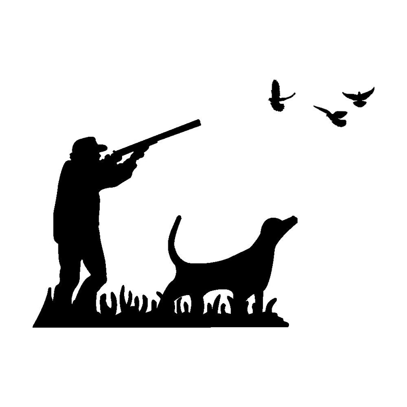Auto Aufkleber Personalisierte Kreative Aufkleber Jagd Auto Dekoration Wasserdichte Sonnencreme Abdeckung Kratzer PVC 17*12cm – Detail 1