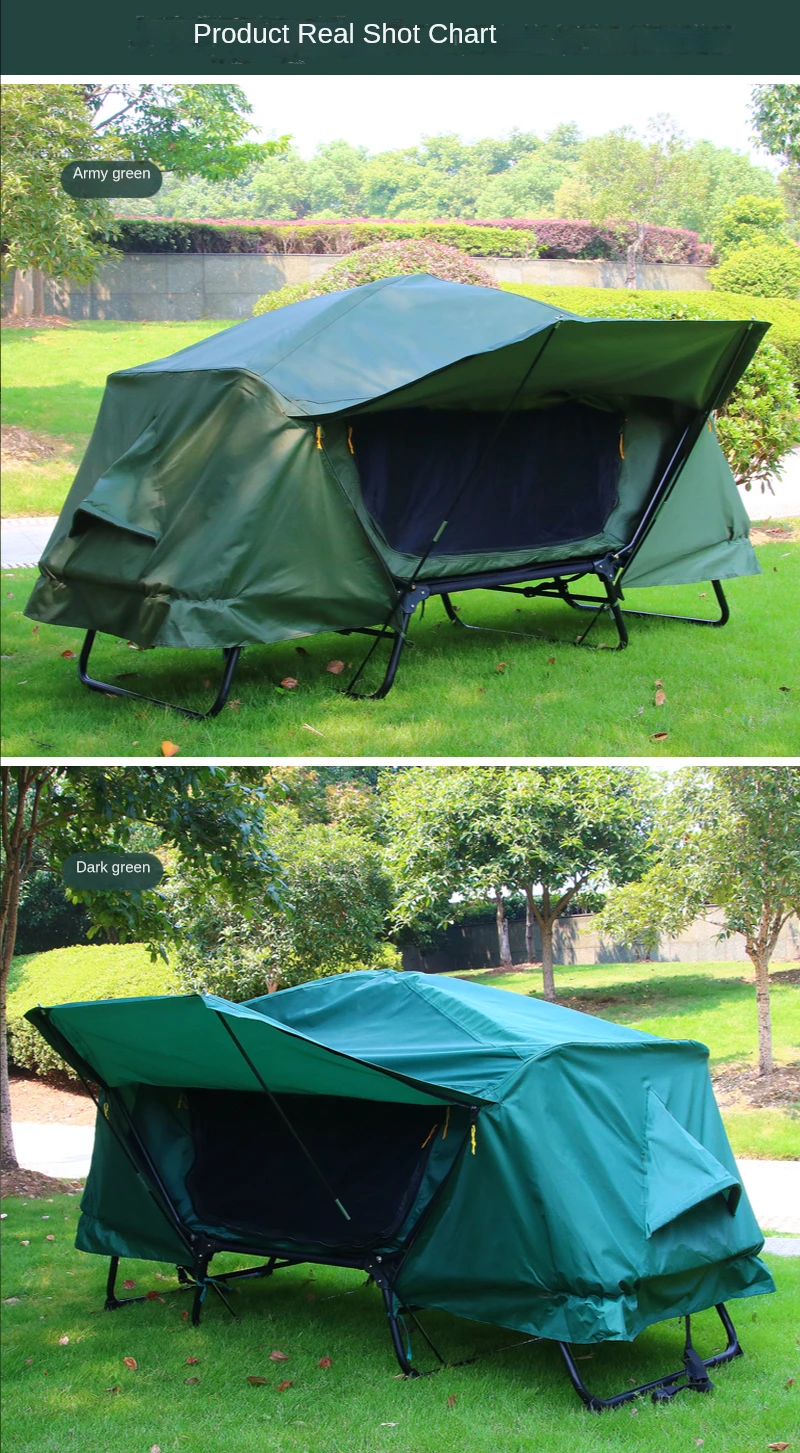 двухместная раскладушка в палатку