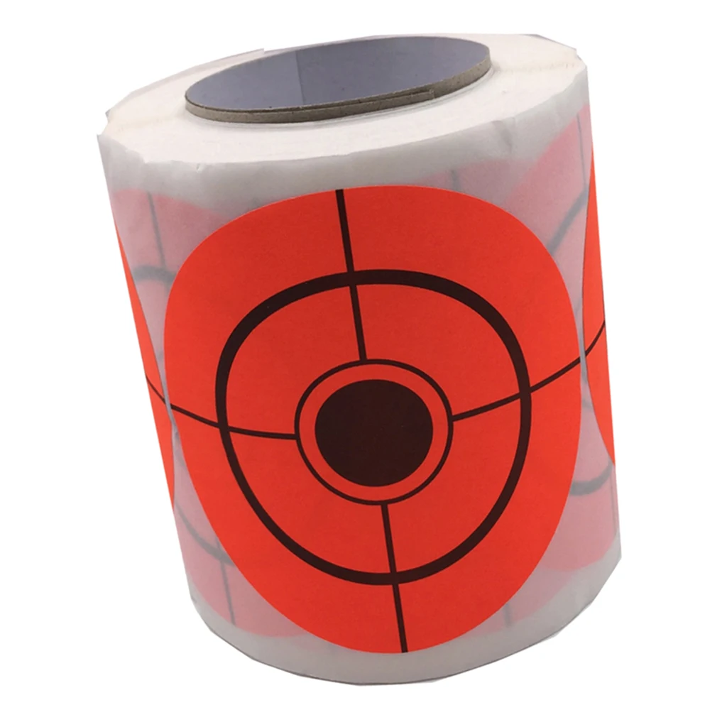 250 Pieces High Visibility Shooting Targets Florescent for Shooting Practice